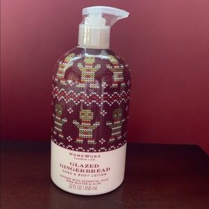 NEW HomeWorx Slatkin + Co Glazed  Gingerbread Hand & Body Lotion, 22 oz